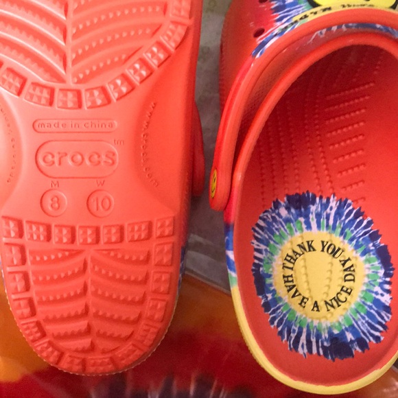 Chinatown market x Crocs td smiley size 8 M 10 W - Picture 3 of 5